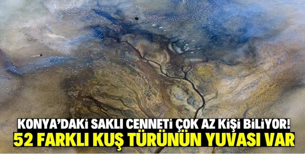 İçinde dokuz küçük adaya sahip olan göl Düden Gölü!