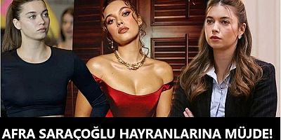 Afra Saraçoğlu'nun sürpriz projeleri ve kariyerindeki yeni planlama!