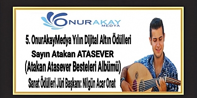 Atakan Atasever Besteleri Albümü’ne, OnurAkayMedya Jüri Özel Ödülü verildi!