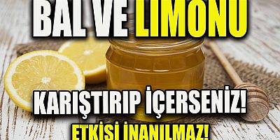 Balın içine eklenen limonun mucizevi faydaları