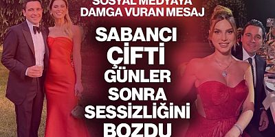 Hacı Sabancı’dan eşi Nazlı’ya öpücüklü yanıt: 