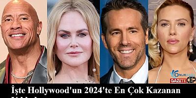 Hollywood'un 2024'te en çok kazanan yıldızları belli oldu: İşte servetleriyle şaşırtan isimler!