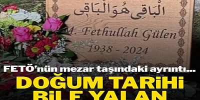 İşte FETÖ elebaşı Fetullah Gülen'in yalanları! Hem mezar taşı hem de adı yalan çıktı!