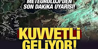 Meteoroloji, üç gün devam edecek sağanaklar için uyardı! (12 Ekim 2024 Cumartesi)