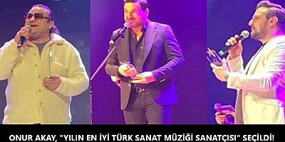 Onur Akay, “Yılın En İyi Türk Sanat Müziği Sanatçısı” seçildi!