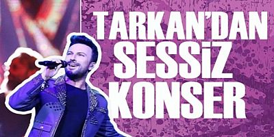 Şarkı söyledi ama ses yok! Tarkan'ın sesine ne oldu?