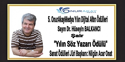 Şarkısı “Yılın Şarkısı” seçilen Hüseyin Balkancı Altın Kalem ile ödüllendirildi!