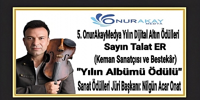 Talat Er’e “Altın Plak” ödülü! Hediyem Olsun “Yılın Albümü” oldu…