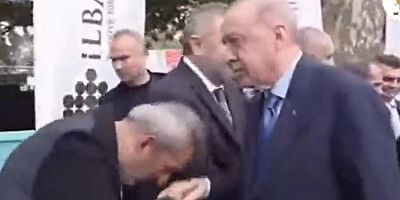 Yavuz Bingöl'ün Cumhurbaşkanı Erdoğan'ın elini öptüğü anlar sosyal medyayı salladı