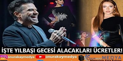 Yılbaşı gecesi dudak uçuklatan paralar kazanacaklar! Bülent Ersoy'dan Ajda Pekkan'a...