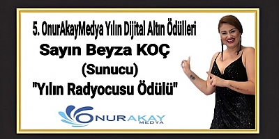 Yılın Radyocusu seçilen Beyza Koç Altın Mikrofon ile ödüllendirildi!