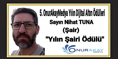 “Yılın Şairi” seçilen Nihat Tuna Altın Kalem’ ile ödüllendirildi!