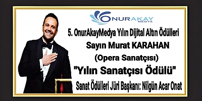 “Yılın Sanatçısı” seçilen Murat Karahan Altın Mikrofon ile ödüllendirildi!